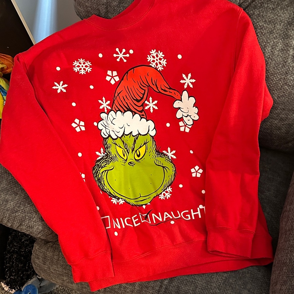 Red Grinch Christmas Sweater